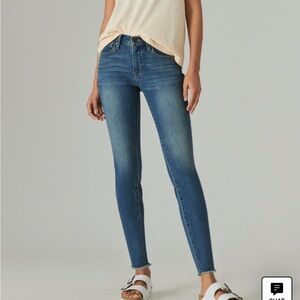 Women’s Lucky Brand Ava Mid Rise Skinny jeans